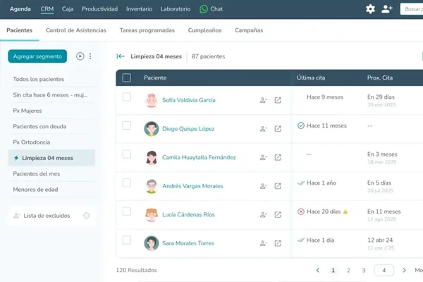 Control de Pacientes de Clínica Odontológica